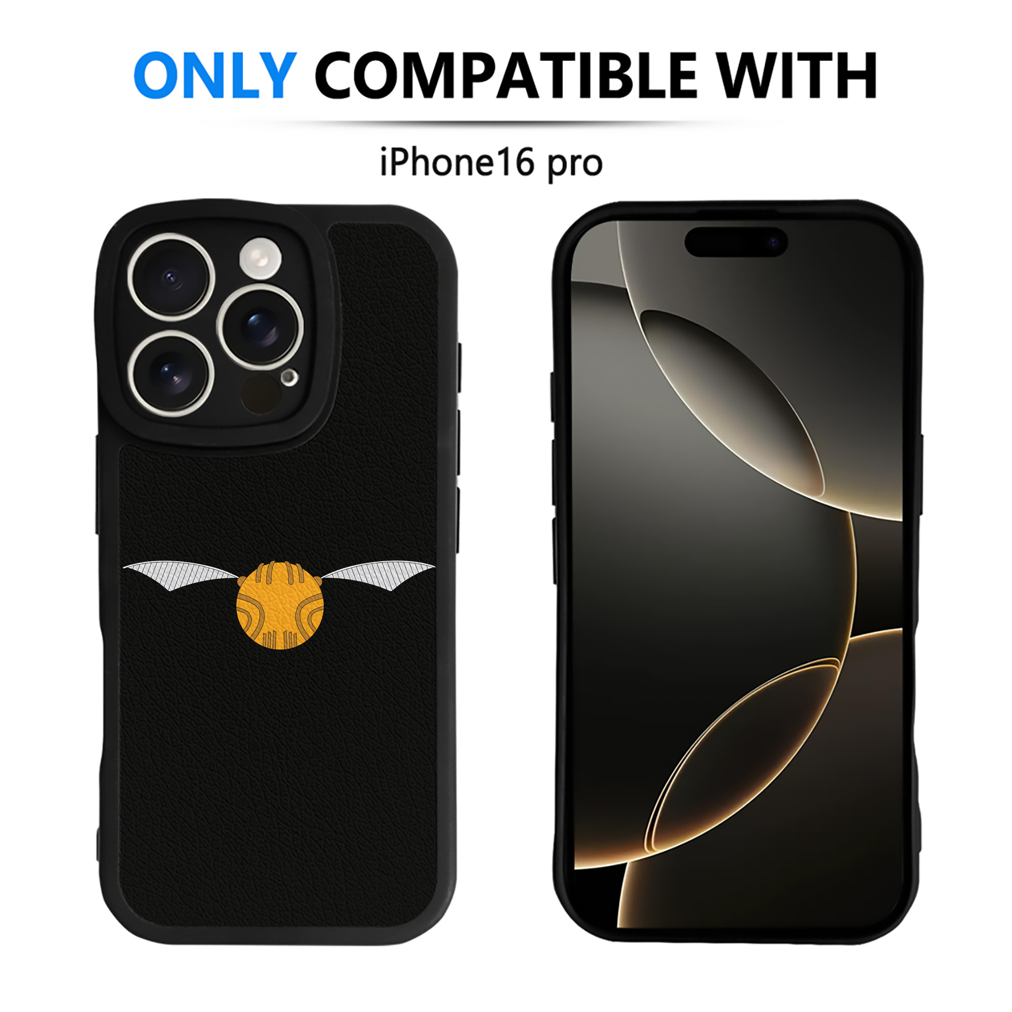 （画像用） Harry Potter ハリー・ポッターシリーズ 【iPhone 16シリーズ対応】シリコンスマホケース（レザー調） 材質：シリコン